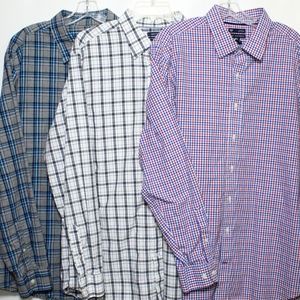 Men's GAP Premium Long Sleeve Button Up Bundle